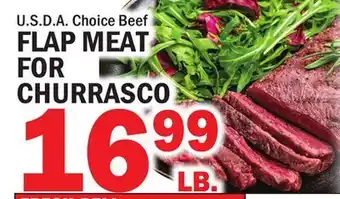 Bravo Supermarkets FLAP MEAT FOR CHURRASCO offer