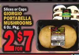 Bravo Supermarkets GIORGIO PORTABELLA MUSHROOMS offer