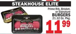 Bravo Supermarkets STEAKHOUSE ELITE BURGERS offer