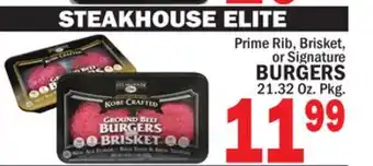 Bravo Supermarkets STEAKHOUSE ELITE BURGERS offer