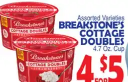 Bravo Supermarkets BREAKSTONE'S COTTAGE DOUBLES offer