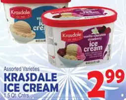 Bravo Supermarkets KRASDALE ICE CREAM offer