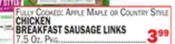 Bravo Supermarkets CHICKEN BREAKFAST SAUSAGE LINKS offer