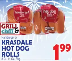 Bravo Supermarkets KRASDALE HOT DOG ROLLS offer