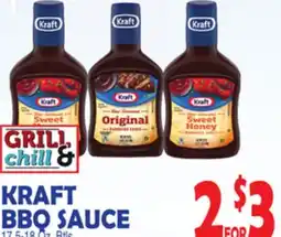 Bravo Supermarkets KRAFT BBQ SAUCE offer