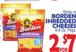 Bravo Supermarkets BORDEN SHREDDED CHEESES offer