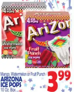 Bravo Supermarkets ARIZONA ICE POPS offer