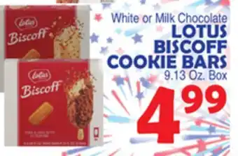 Bravo Supermarkets LOTUS BISCOFF COOKIE BARS offer