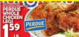 Bravo Supermarkets PERDUE WHOLE CHICKEN LEGS offer