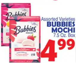 Bravo Supermarkets BUBBIES MOCHI offer