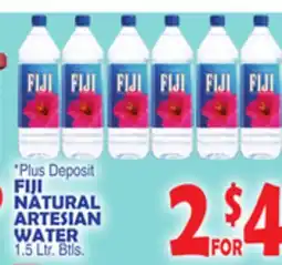 Bravo Supermarkets FIJI NATURAL ARTESIAN WATER offer