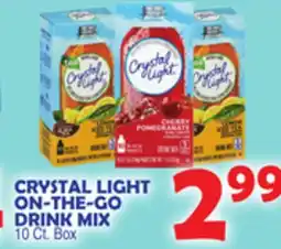 Bravo Supermarkets CRYSTAL LIGHT ON-THE-GO DRINK MIX offer