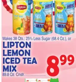 Bravo Supermarkets LIPTON LEMON ICED TEA MIX offer