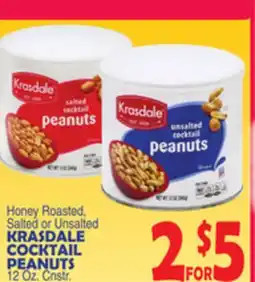 Bravo Supermarkets KRASDALE COCKTAIL PEANUTS offer