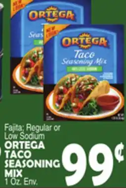 Bravo Supermarkets ORTEGA TACO SEASONING MIX offer
