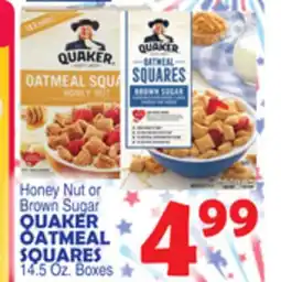 Bravo Supermarkets QUAKER OATMEAL SQUARES offer