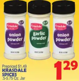 Bravo Supermarkets KRASDALE SPICES offer