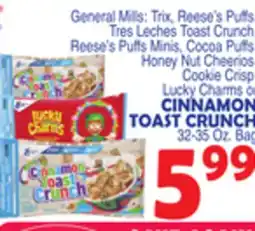 Bravo Supermarkets CINNAMON TOAST CRUNCH offer