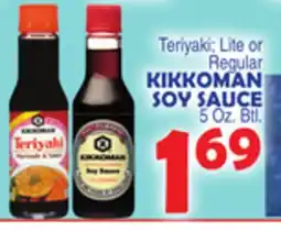 Bravo Supermarkets KIKKOMAN SOY SAUCE offer