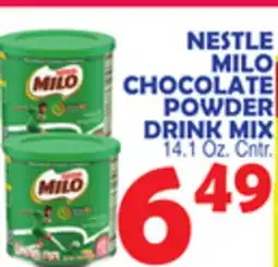 Bravo Supermarkets NESTLE MILO CHOCOLATE POWDER DRINK MIX offer