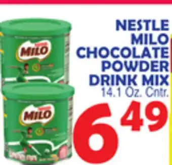 Bravo Supermarkets NESTLE MILO CHOCOLATE POWDER DRINK MIX offer