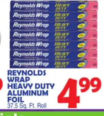 Bravo Supermarkets REYNOLDS WRAP HEAVY DUTY ALUMINUM FOIL offer