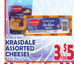 Bravo Supermarkets KRASDALE ASSORTED CHEESES offer