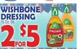 Bravo Supermarkets WISHBONE DRESSING offer