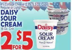 Bravo Supermarkets DAISY SOUR CREAM offer
