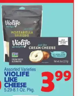 Bravo Supermarkets VIOLIFE LIKE CHEESE offer