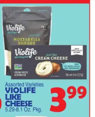 Bravo Supermarkets VIOLIFE LIKE CHEESE offer
