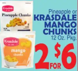 Bravo Supermarkets KRASDALE MANGO CHUNKS offer