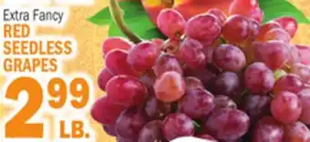 Bravo Supermarkets RED SEEDLESS GRAPES offer