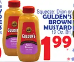 Bravo Supermarkets GULDEN'S BROWN MUSTARD offer
