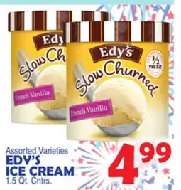 Bravo Supermarkets EDY'S ICE CREAM offer