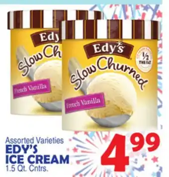Bravo Supermarkets EDY'S ICE CREAM offer