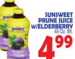Bravo Supermarkets SUNSWEET PRUNE JUICE W/ELDERBERRY offer