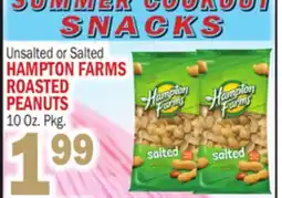 Bravo Supermarkets HAMPTON FARMS ROASTED ROASTED PEANUTS offer
