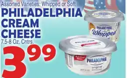 Bravo Supermarkets PHILADELPHIA CREAM CHEESE offer