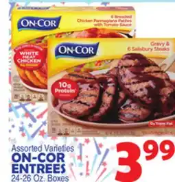 Bravo Supermarkets ON-COR ENTREES offer