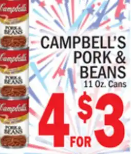 C Town CAMPBELL'S PORK & BEANS offer