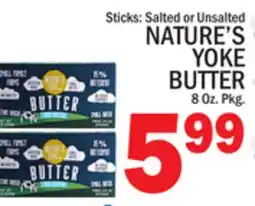 C Town NATURE'S YOKE BUTTER offer