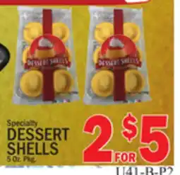 C Town DESSERT SHELLS offer