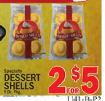 C Town DESSERT SHELLS offer
