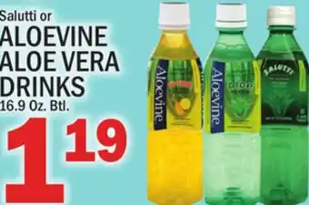 C Town ALOEVINE ALOE VERA DRINKS offer