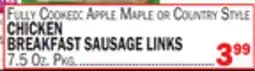 C Town CHICKEN BREAKFAST SAUSAGE LINKS offer