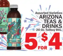 C Town ARIZONA TEAS & DRINKS offer