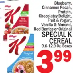 C Town SPECIAL K CEREAL offer
