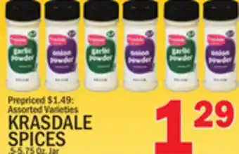 C Town KRASDALE SPICES offer