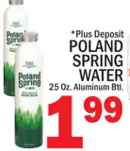 C Town POLAND SPRING WATER offer